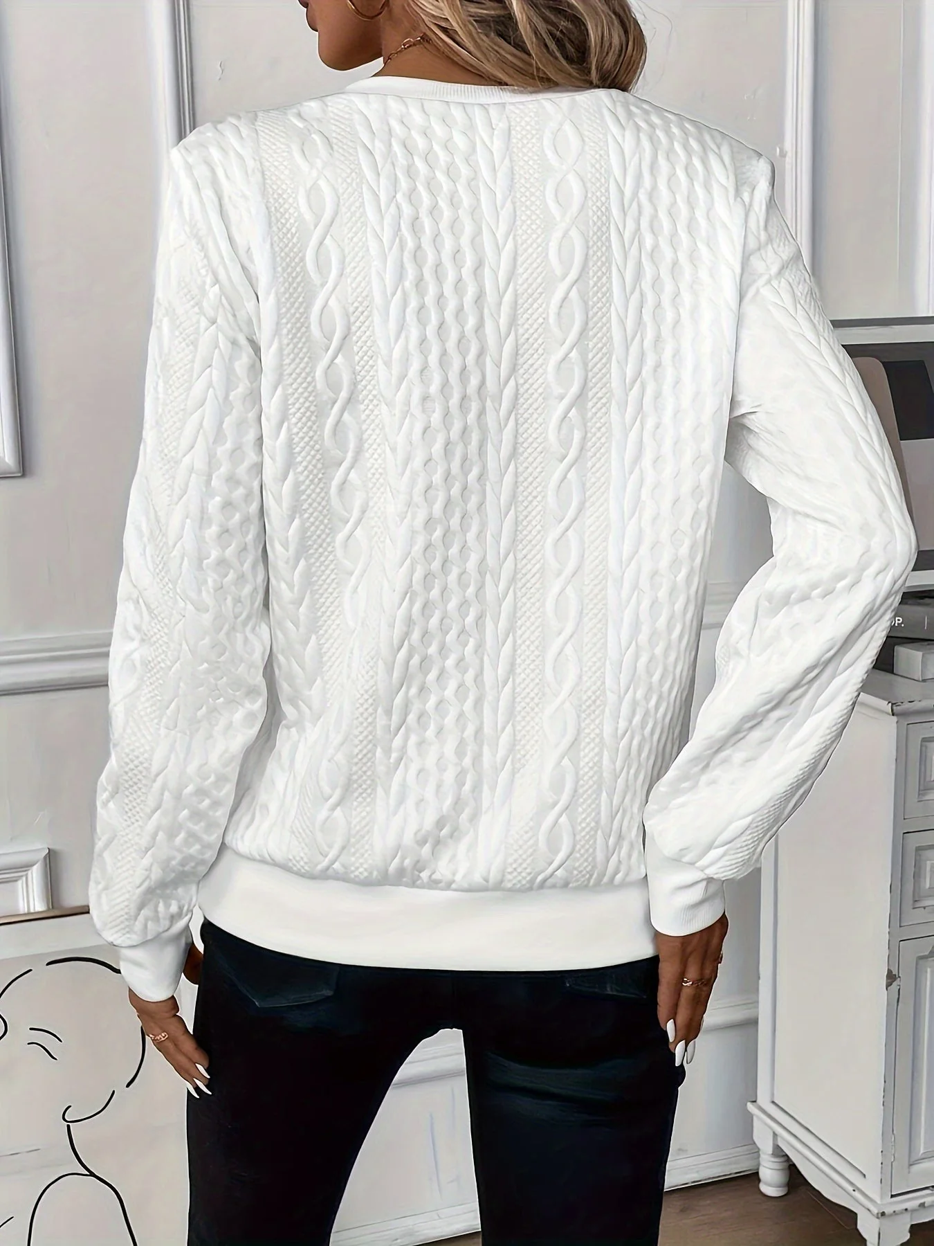 Amy | Sweater with Zipper - Image 8