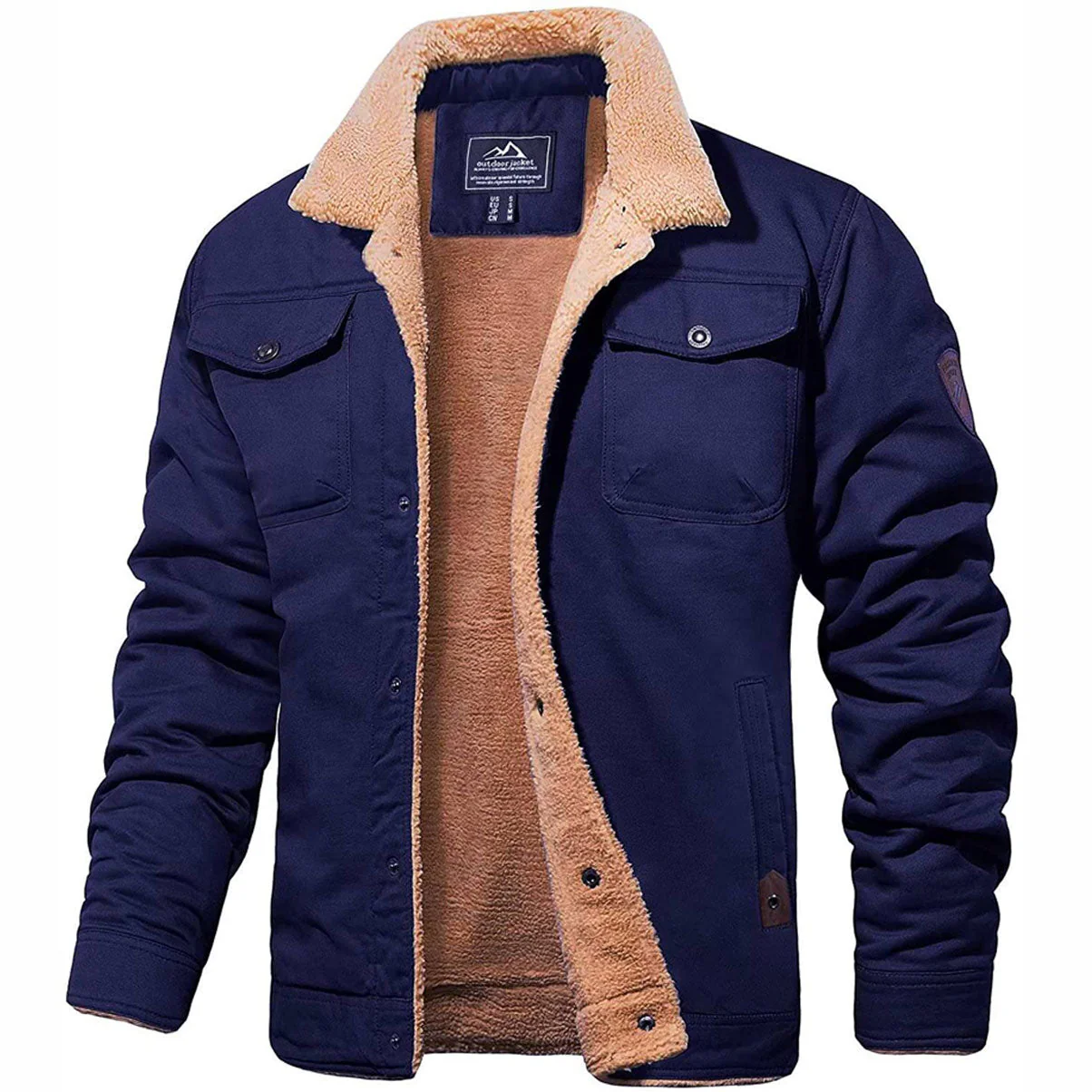 Casey | Fleece Bomber Jacket - Image 3