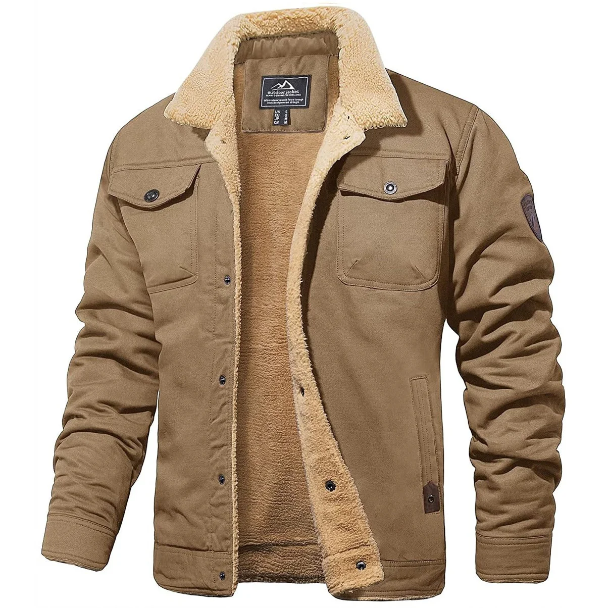 Casey | Fleece Bomber Jacket - Image 4