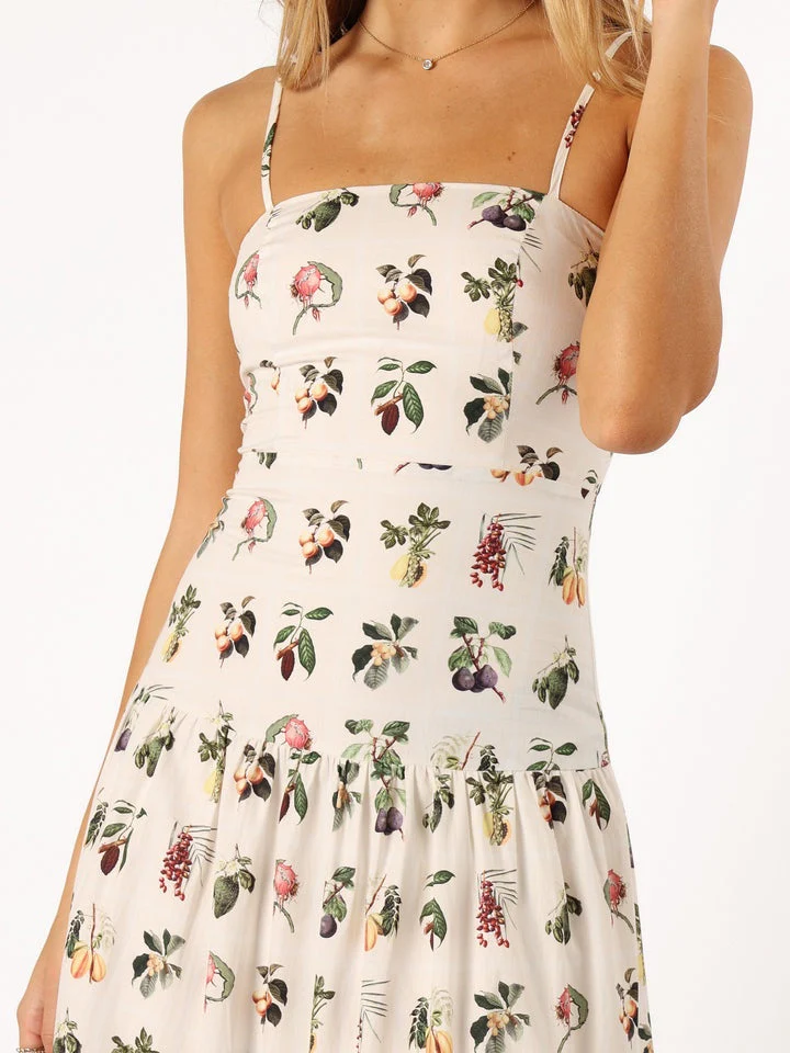 Fruit Floral Midi Dress - Image 5