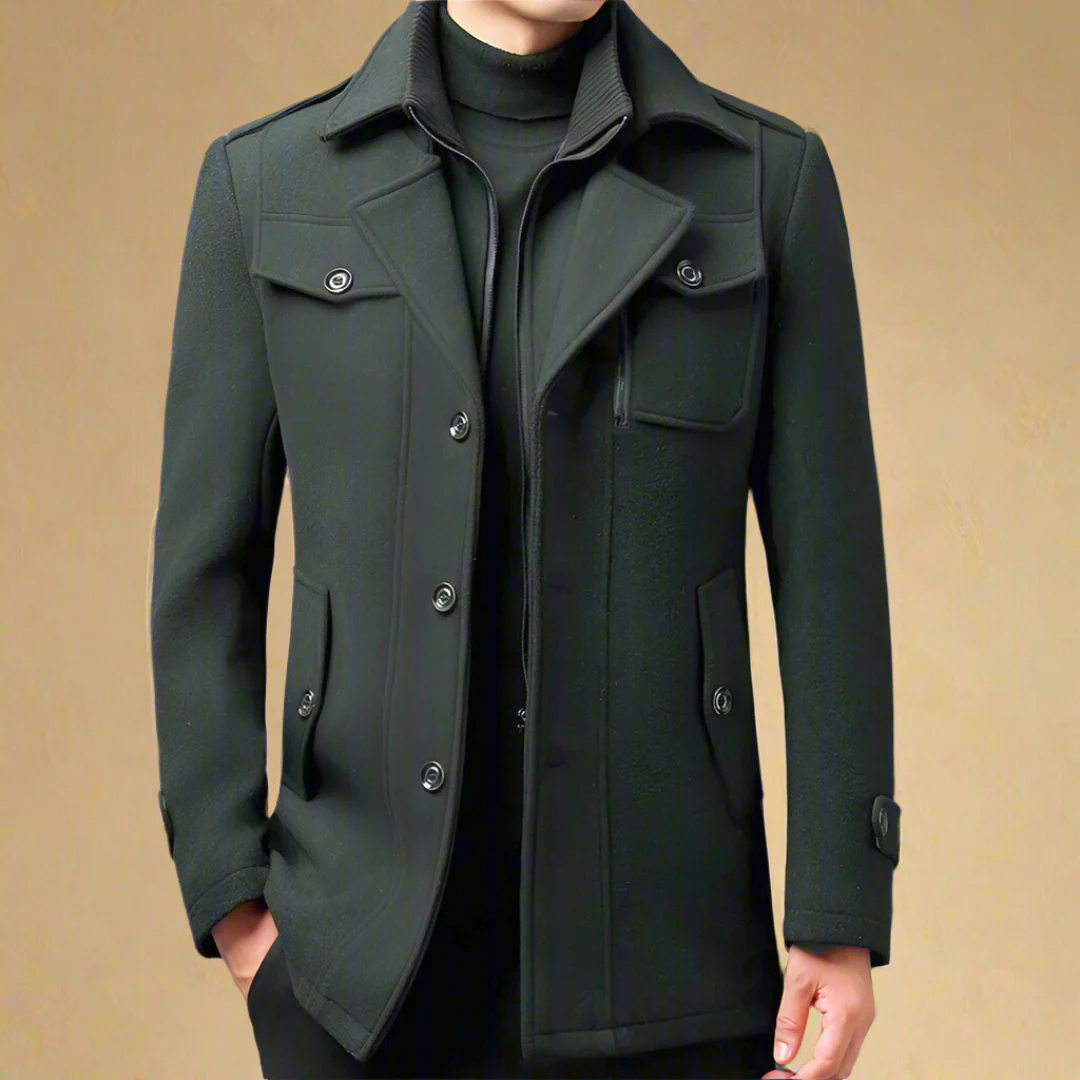 Massimo Adriano Trench Coat - Image 2
